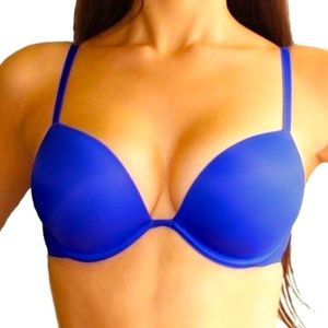 SUPER PUSH UP WEAR EVERYWHERE BLUE BRA